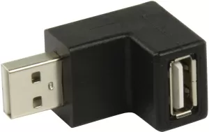 Photo de Adaptateur Coudé 270° USB 2.0 A Mâle vers A Femelle