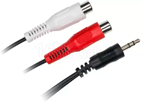 Photo de Adaptateur  D2 Diffusion Audio Jack 3"<sup>1/2</sup> vers 2 x RCA F 0.2m