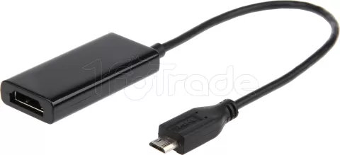 Photo de Adaptateur Gembird Micro USB vers HDMI (Noir)