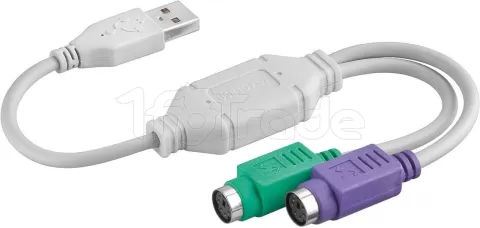 Photo de Adaptateur Goobay USB vers 2x PS/2