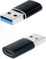 Photo de Adaptateur Nanocable USB-A/C 3.1 (Noir)