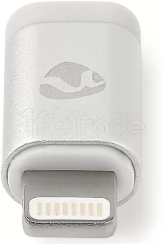 Photo de Adaptateur Nedis Lightning vers Micro USB-B (Argent)