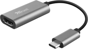 Photo de Adaptateur USB-C Trust Dalyx vers HDMI 15cm (Gris)