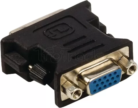 Photo de Adaptateur Valueline DVI-I mâle vers VGA femelle (D-sub DE-15) (Noir)