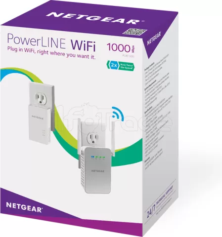 Photo de Adaptateurs CPL Netgear PLPW1000 1000Mbits (pack de 2)