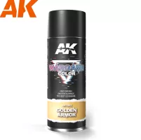 Photo de Ak Interactive Bombe sous-couche - Aérosol Golden Armor (400mL)