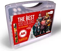 Photo de Ak Interactive Coffret de Peinture - 120 Couleurs pour Figurines