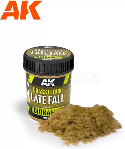 Photo de Ak Interactive Dioramas - Grass Flock Late Fall 2mm (250 ml)