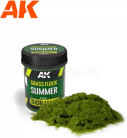 Photo de Ak Interactive Dioramas - Grass Flock Summer 2mm (250 ml)