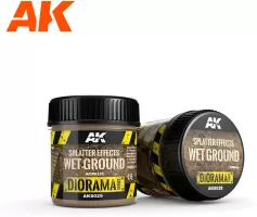 Photo de Ak Interactive Dioramas - Splatter Effects Wet Ground (100 ml) (Base Acrylique)