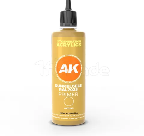 Photo de Ak Interactive - Dunkelgelb Ral 7028 Dark Yellow Surface Primer 100 ml 3Gen