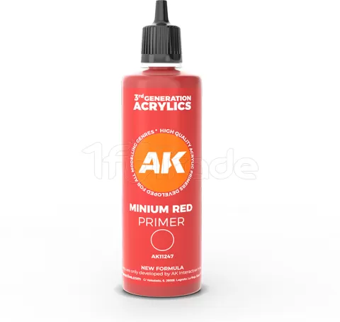 Photo de Ak Interactive - Minimum Red Surface Primer 100 ml. 3Gen