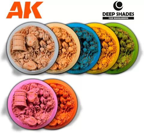 Photo de Ak Interactive Pot de Deep Shade - Hazel Brown (30 ml)