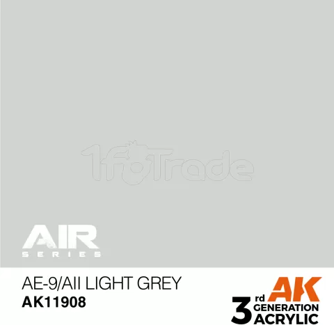 Photo de Ak Interactive  Pot de Peinture - Ae-9/Aii Light Grey