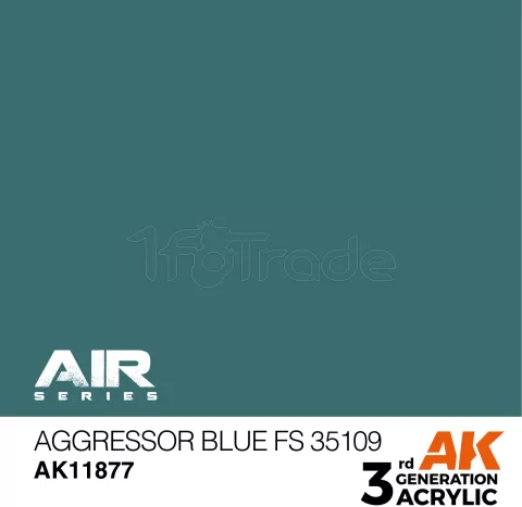 Photo de Ak Interactive  Pot de Peinture - Aggressor Blue Fs 35109