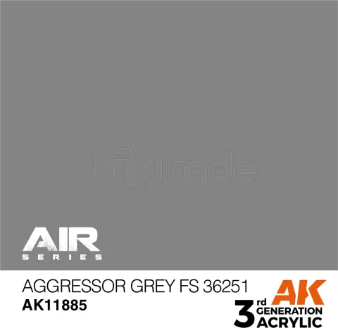 Photo de Ak Interactive  Pot de Peinture - Aggressor Grey Fs 36251