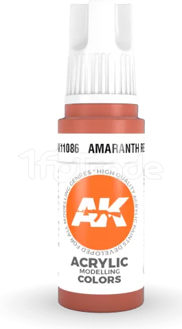 Photo de Ak Interactive  Pot de Peinture - Amaranth Red (17 ml)