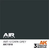 Photo de Ak Interactive  Pot de Peinture - Amt-12 Dark Grey