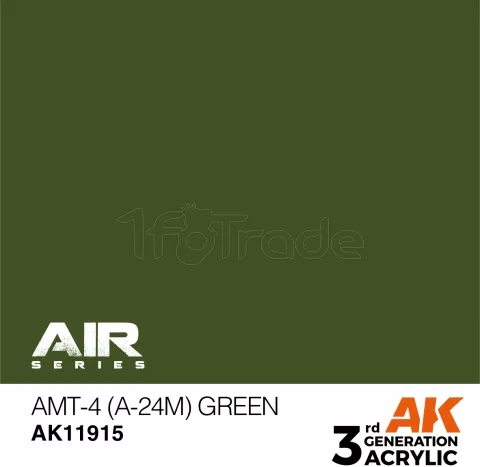 Photo de Ak Interactive  Pot de Peinture - Amt-4 (A-24M) Green