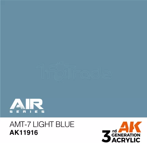 Photo de Ak Interactive  Pot de Peinture - Amt-7 Light Blue