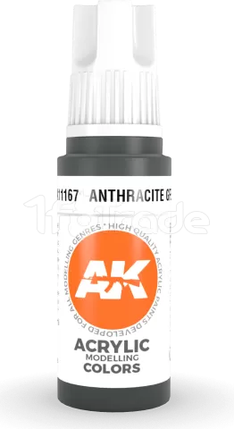 Photo de Ak Interactive  Pot de Peinture - Anthracite Grey (17 ml)