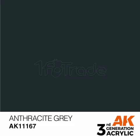 Photo de Ak Interactive  Pot de Peinture - Anthracite Grey (17 ml)