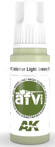 Photo de Ak Interactive  Pot de Peinture - Apc Interior Light Green (Fs24533) (17 ml)