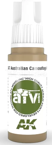 Photo de Ak Interactive  Pot de Peinture - Australian Camouflage Brown (17 ml)