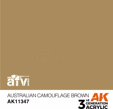 Photo de Ak Interactive  Pot de Peinture - Australian Camouflage Brown (17 ml)