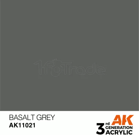 Photo de Ak Interactive  Pot de Peinture - Basalt Grey (17 ml)