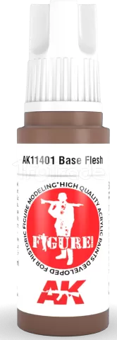 Photo de Ak Interactive  Pot de Peinture - Base Flesh (17 ml)