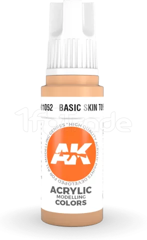 Photo de Ak Interactive  Pot de Peinture - Basic Skin Tone (17 ml)