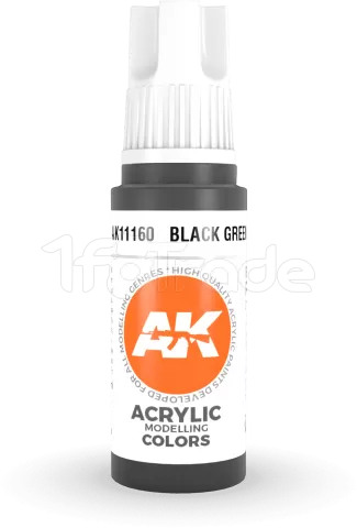 Photo de Ak Interactive  Pot de Peinture - Black Green (17 ml)