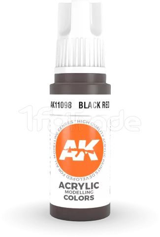 Photo de Ak Interactive  Pot de Peinture - Black Red (17 ml)