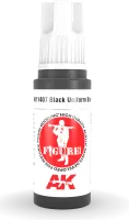 Photo de Ak Interactive  Pot de Peinture - Black Uniform Base (17 ml)