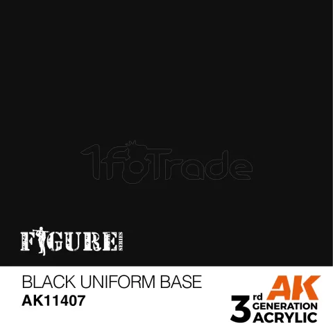 Photo de Ak Interactive  Pot de Peinture - Black Uniform Base (17 ml)