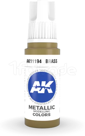 Photo de Ak Interactive  Pot de Peinture - Brass (17 ml)