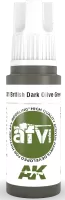 Photo de Ak Interactive  Pot de Peinture - British Dark Olive Green Pfi (17 ml)