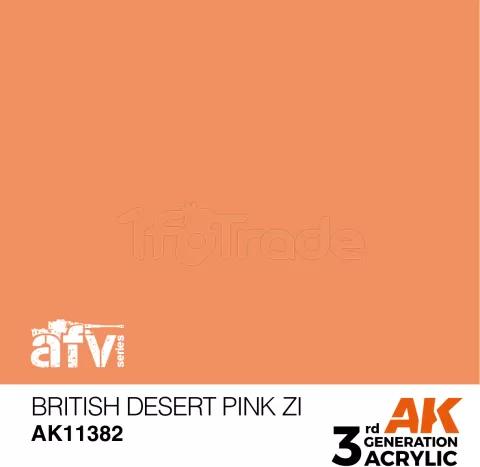 Photo de Ak Interactive  Pot de Peinture - British Desert Pink Zi (17 ml)