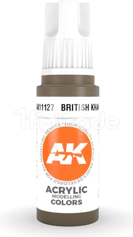 Photo de Ak Interactive  Pot de Peinture - British Khaki (17 ml)