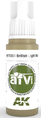 Photo de Ak Interactive  Pot de Peinture - British Light Mud (17 ml)