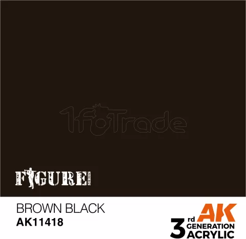 Photo de Ak Interactive  Pot de Peinture - Brown Black  (17 ml)