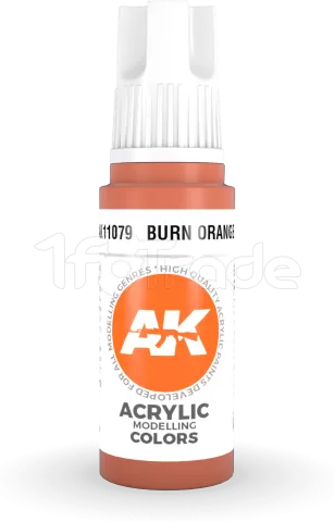 Photo de Ak Interactive  Pot de Peinture - Burn Orange (17 ml)