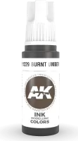 Photo de Ak Interactive  Pot de Peinture - Burnt Umber Ink 17 Ml