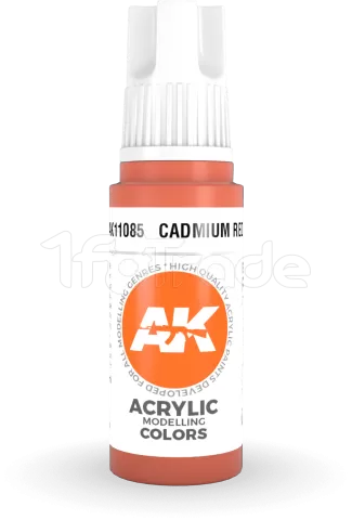 Photo de Ak Interactive  Pot de Peinture - Cadmium Red (17 ml)