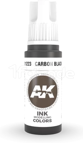 Photo de Ak Interactive  Pot de Peinture - Carbon Black Ink (17 ml)