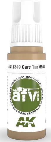 Photo de Ak Interactive  Pot de Peinture - Carc Tan 686A (Fs33446) (17 ml)