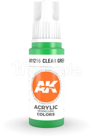 Photo de Ak Interactive  Pot de Peinture - Clear Green (17 ml)