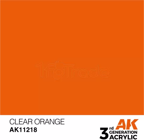 Photo de Ak Interactive  Pot de Peinture - Clear Orange (17 ml)