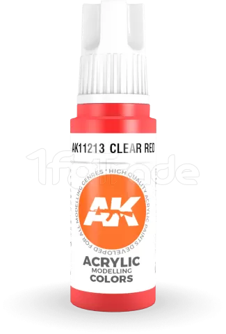 Photo de Ak Interactive  Pot de Peinture - Clear Red (17 ml)